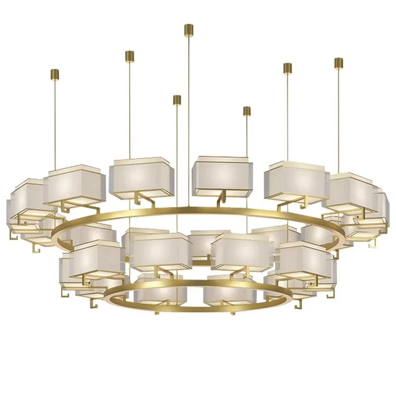 New Chinese Restaurant Chandelier Hotel Lobby Banquet Hall Dining Box
New Chinese Restaurant Chandelier Hotel Lobby Banquet Hall Dining Box