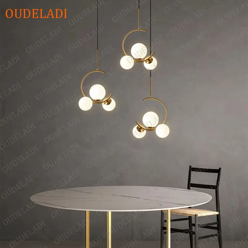 OUDELADI Glass ball Bubbles Chandelier Lighting Dining table Kitchen Island Hanging Lamp Bedroom Restaurant Bar Light Fixtures
OUDELADI Glass ball Bubbles Chandelier Lighting Dining table Kitchen Island Hanging Lamp Bedroom Restaurant Bar Light Fixtures