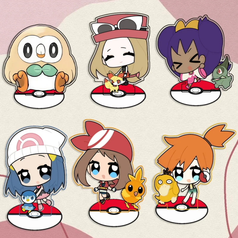 Recycled Acrylic Standees for Pokemon Rowlet Serena Iris Dawn May Fennekin Desk Decoration Decorative Creativity Cute Gift 15cm
Recycled Acrylic Standees for Pokemon Rowlet Serena Iris Dawn May Fennekin Desk Decoration Decorative Creativity Cute Gift 15cm