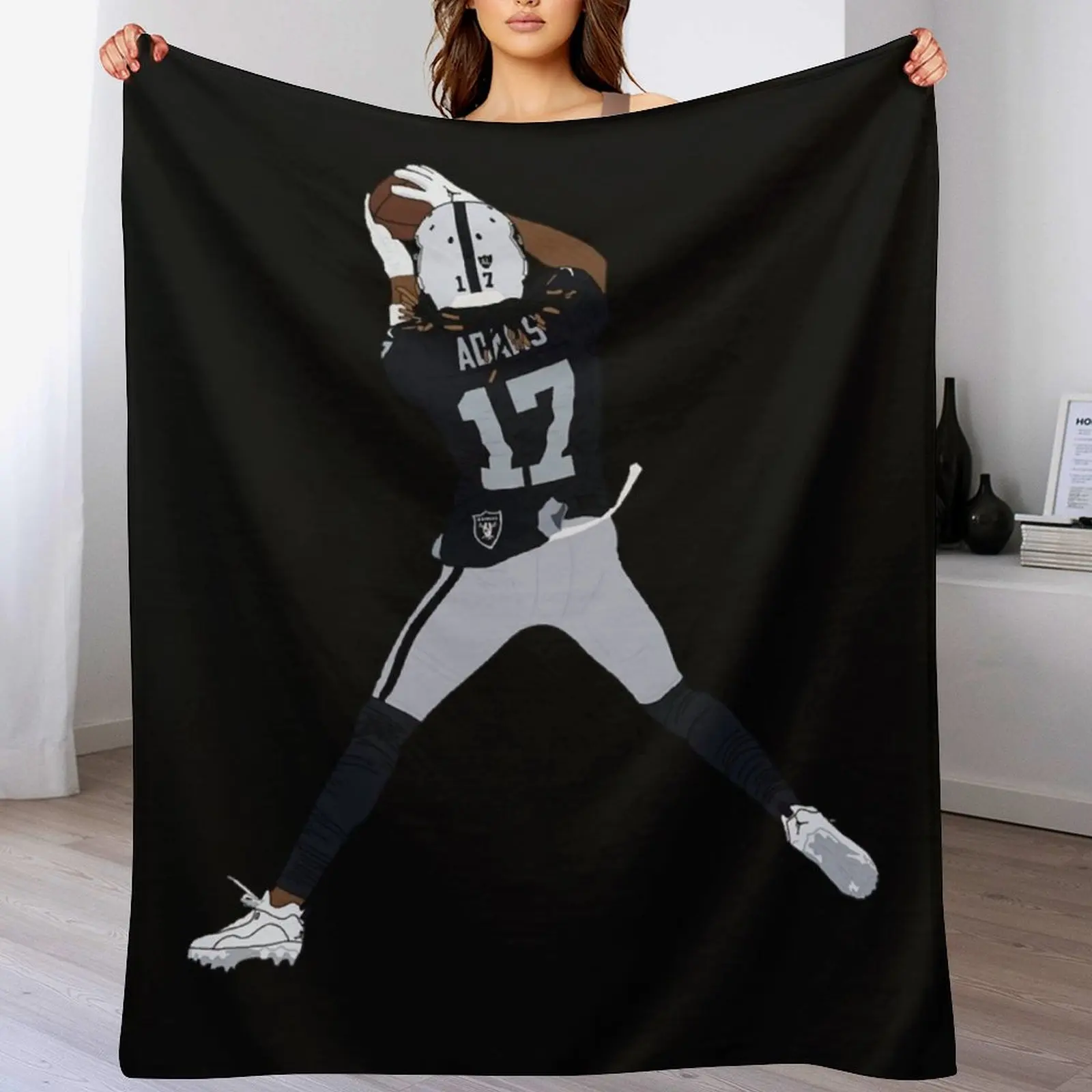 Davante Adams Raiders Throw Blanket Ultra Soft Flannel Fleece Blanket for All Seasons
Davante Adams Raiders Throw Blanket Ultra Soft Flannel Fleece Blanket for All Seasons