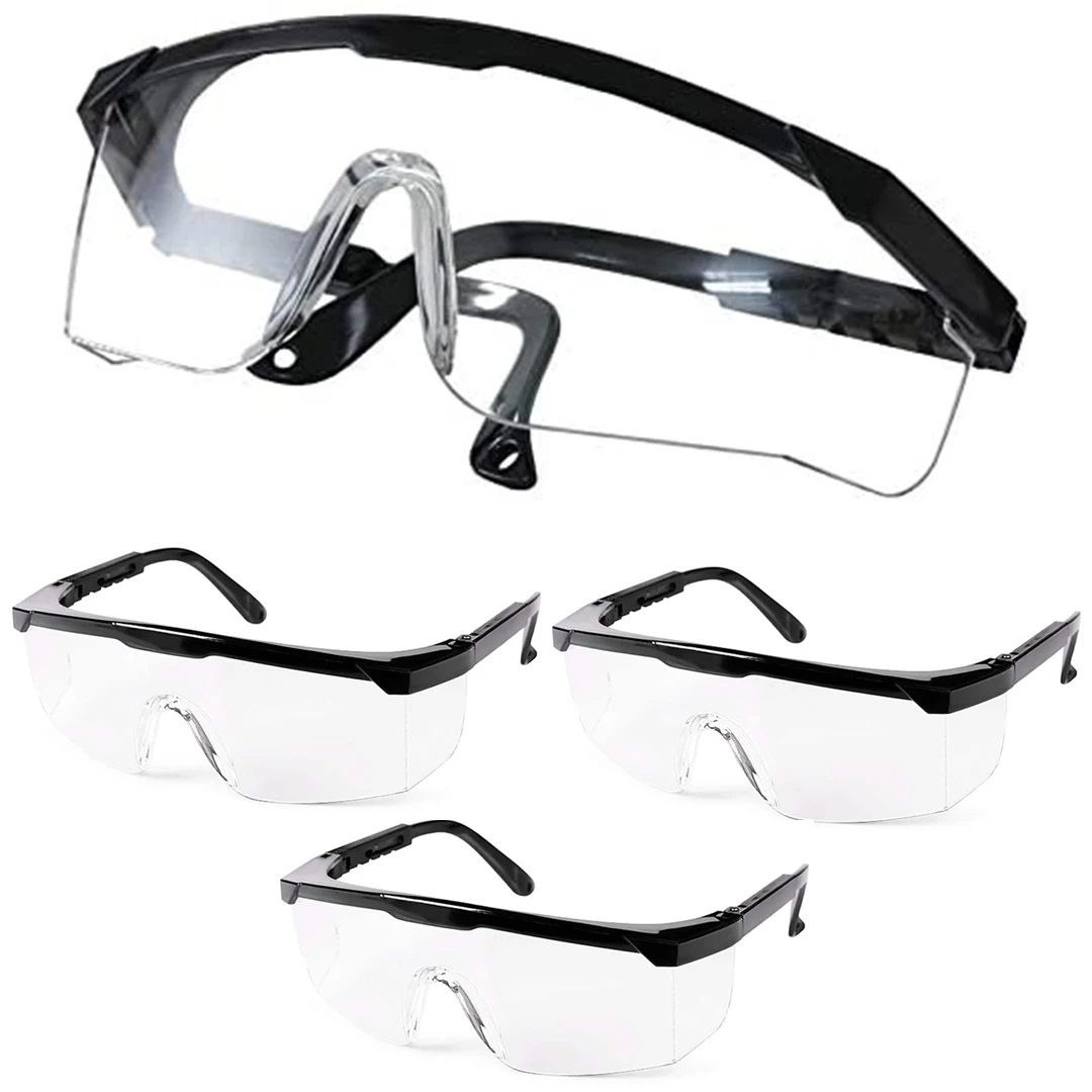 Safety Glasses Clear Anti-Fog Goggles Over-Spec Glasses Protective Eye Wear Industrial Approved Wide-Vision(4 PACK)
Safety Glasses Clear Anti-Fog Goggles Over-Spec Glasses Protective Eye Wear Industrial Approved Wide-Vision(4 PACK)