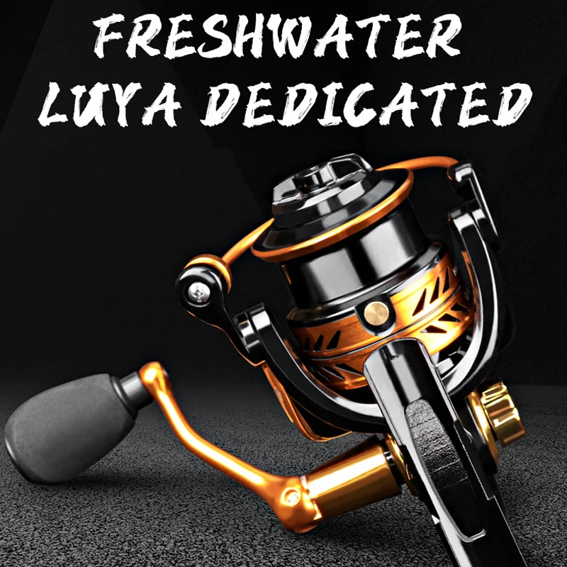 HM-S2000-3000 Spinning Fishing Reel 5 BB 5.0:1 Gear Ratio Max Drag 8KG Metal Spool Freshwater Carp Fishing
HM-S2000-3000 Spinning Fishing Reel 5 BB 5.0:1 Gear Ratio Max Drag 8KG Metal Spool Freshwater Carp Fishing