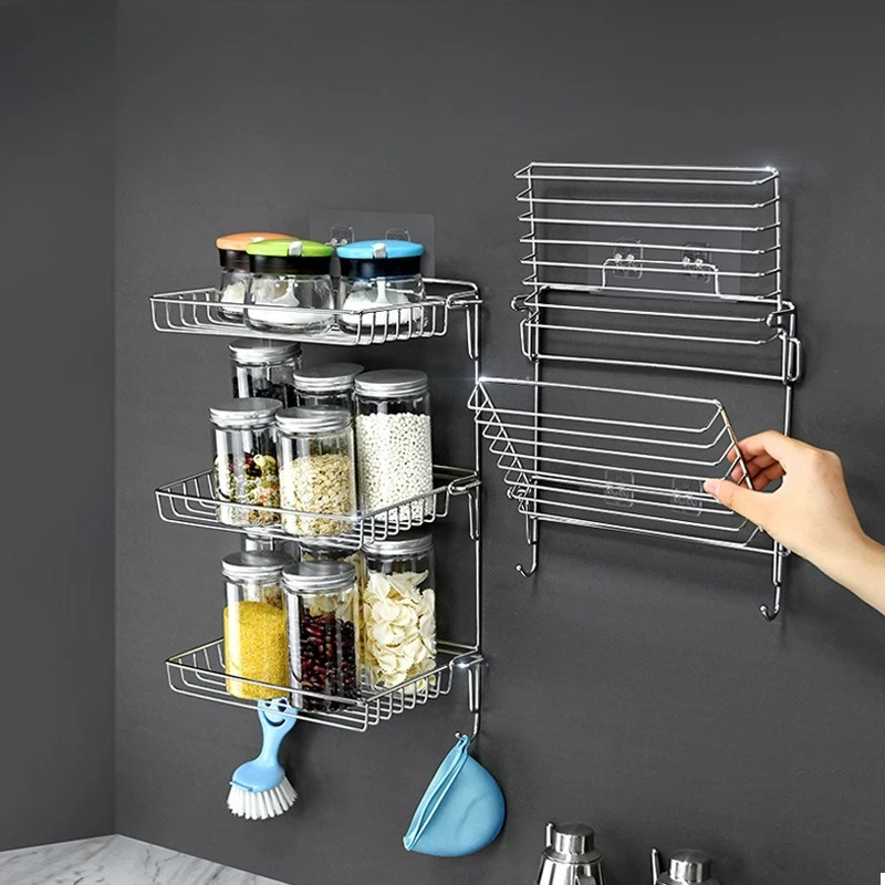 Foldable Stainless Steel Shelf Bathroom Organizer No Drill Storage Rack for Toiletries
Foldable Stainless Steel Shelf Bathroom Organizer No Drill Storage Rack for Toiletries