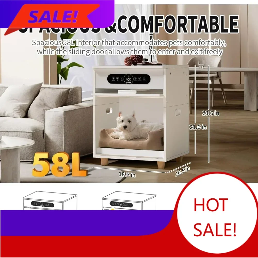 BestsellerAutomatic Pet Drying and Grooming Box with Multifunction Ozone Freshener, Pet House, and Storage Features, Ultra Quiet
BestsellerAutomatic Pet Drying and Grooming Box with Multifunction Ozone Freshener, Pet House, and Storage Features, Ultra Quiet