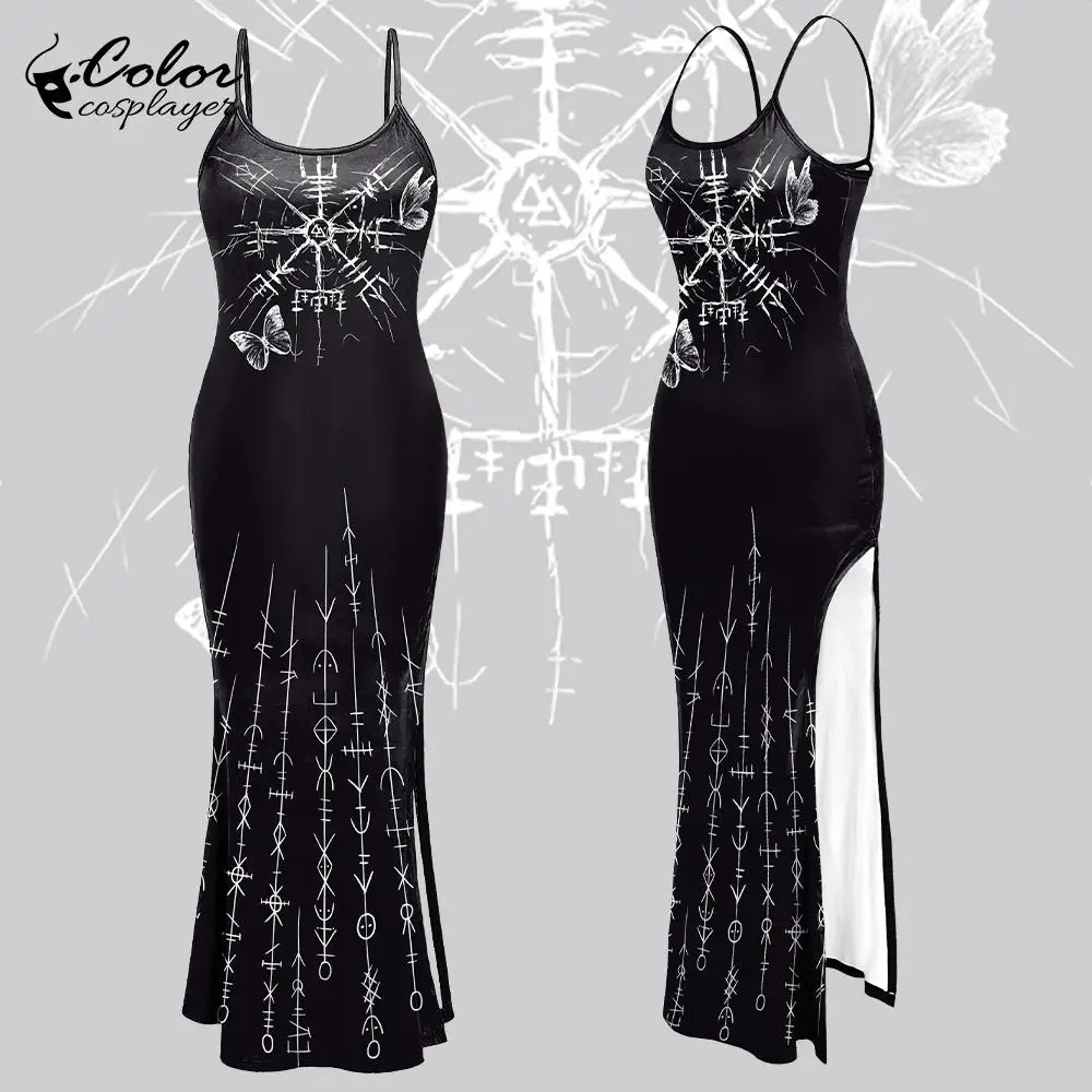 Color Cosplayer Gothic Long Dress Halloween Witch Cosplay Costume Wizard Black Outfit Carnival Party Robe Women Clothing
Color Cosplayer Gothic Long Dress Halloween Witch Cosplay Costume Wizard Black Outfit Carnival Party Robe Women Clothing