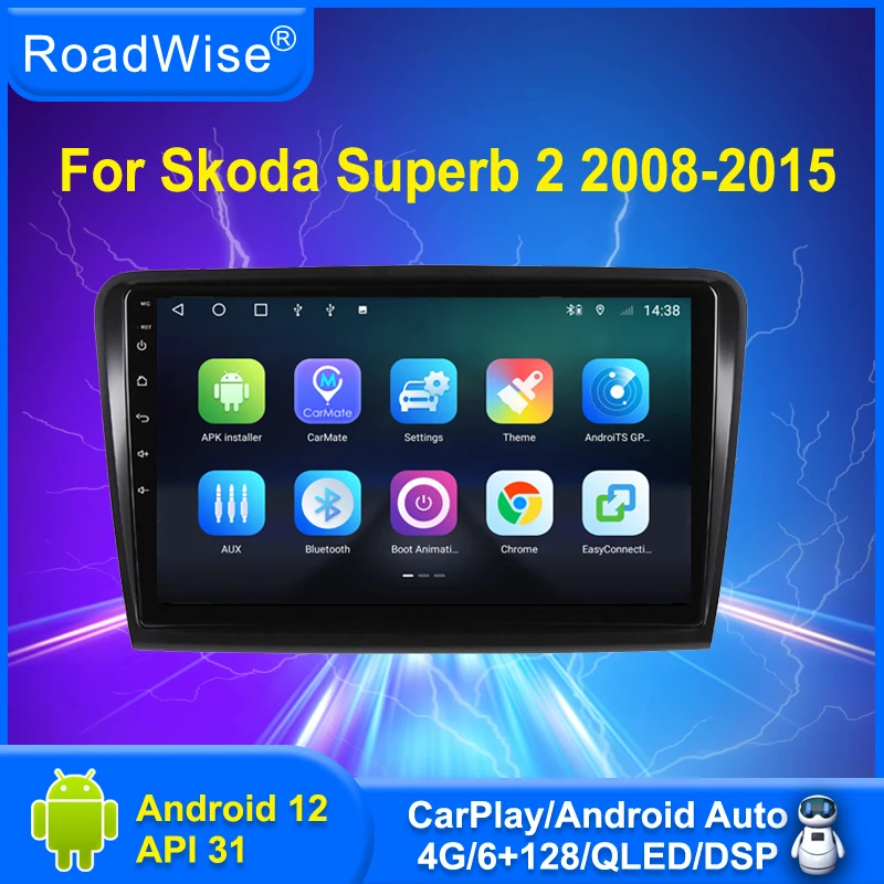 8+256 Android 12 Car Radio For Skoda Superb 2 2008-2011 2012 2013 2014 2015 4G Wifi Navi GPS DVD 2 Din Carplay Autoradio Stereo
8+256 Android 12 Car Radio For Skoda Superb 2 2008-2011 2012 2013 2014 2015 4G Wifi Navi GPS DVD 2 Din Carplay Autoradio Stereo