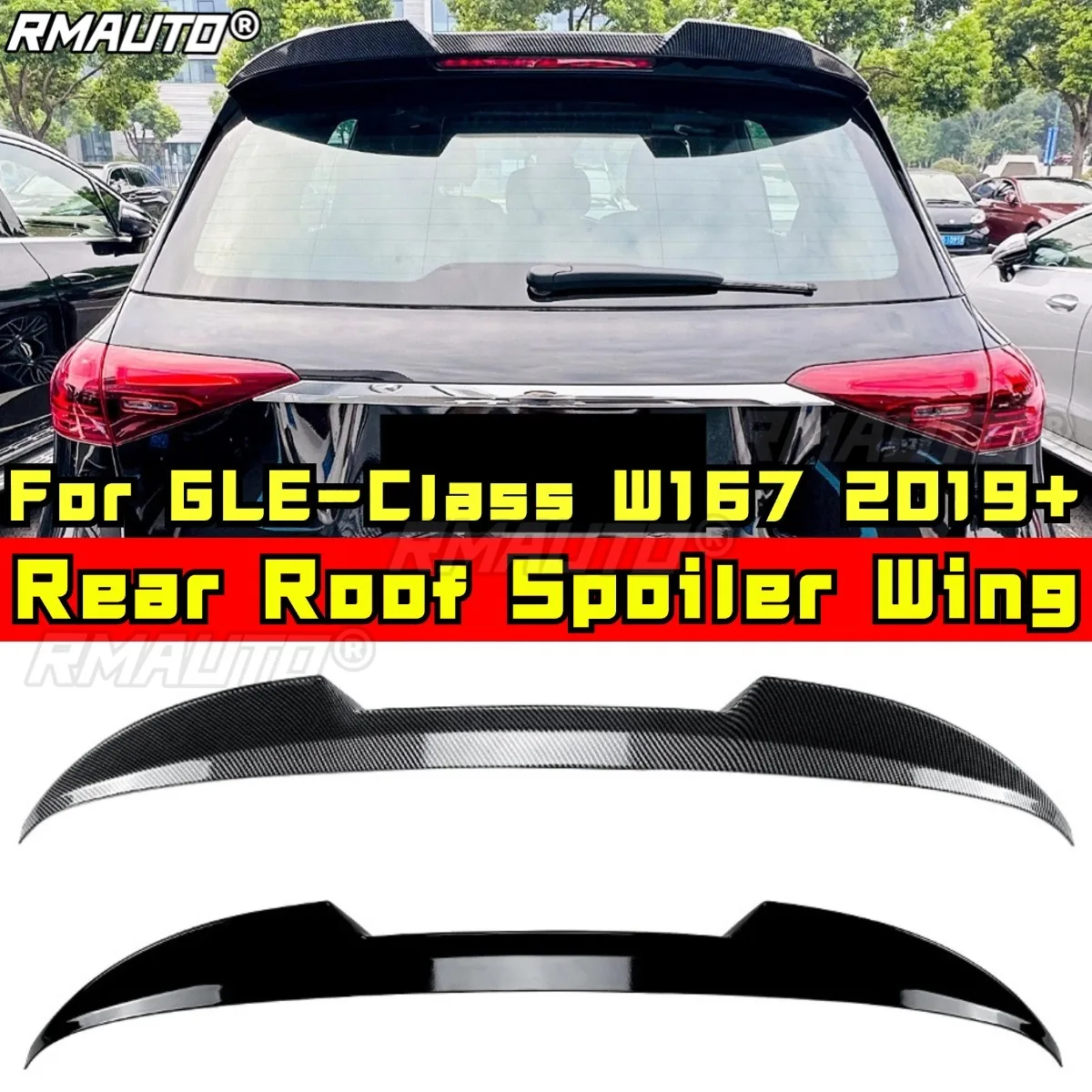 For Mercedes Benz GLE-Class W167 2019+ Body Kit Rear Roof Spoiler Rear Roof Wing Roof Spoiler Rear Wing Car Accessories
For Mercedes Benz GLE-Class W167 2019+ Body Kit Rear Roof Spoiler Rear Roof Wing Roof Spoiler Rear Wing Car Accessories