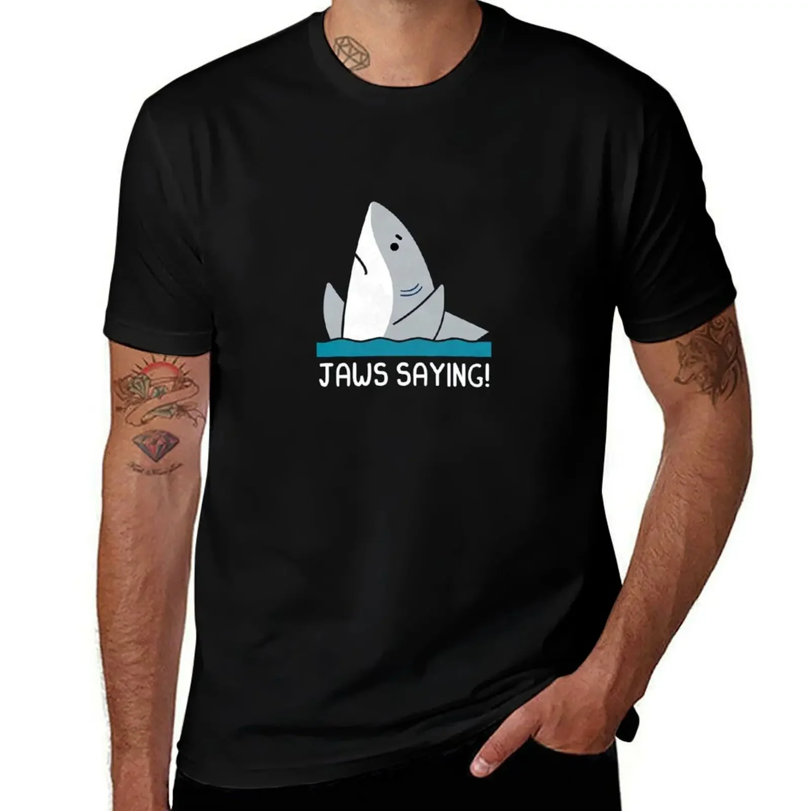 JAWS SAYING T-Shirt summer top rapper graphic tees vintage anime shirt boys whites men clothing
JAWS SAYING T-Shirt summer top rapper graphic tees vintage anime shirt boys whites men clothing