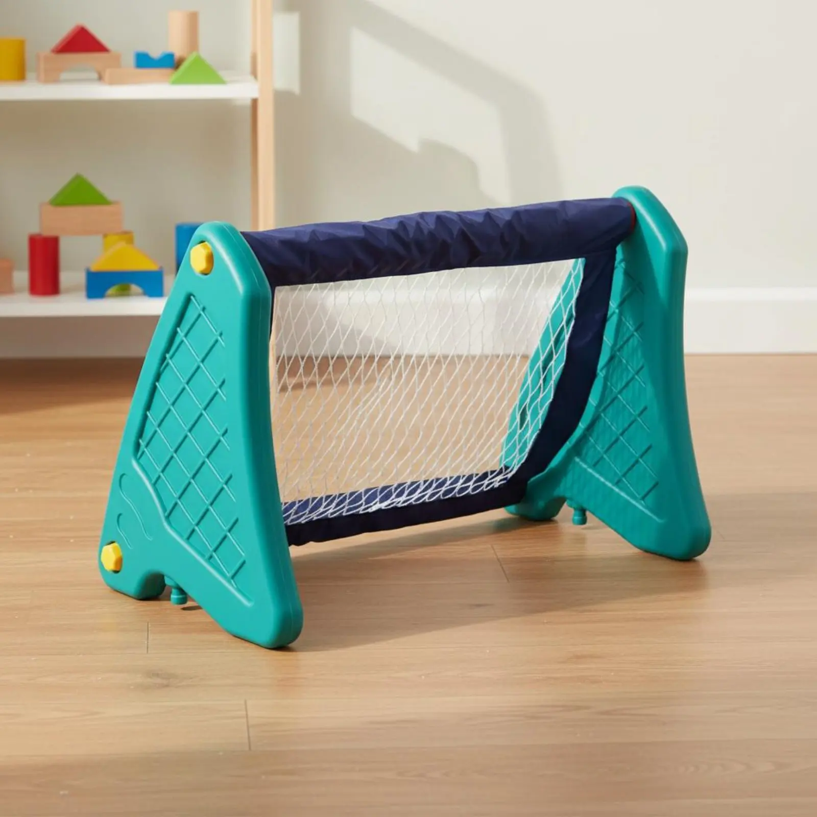 Children's Football Goal Frame Sturdy Kids Soccer Goal Net Mini Soccer Net Two-Way Use Sports Toy Gift Idea for Preschoolers
Children's Football Goal Frame Sturdy Kids Soccer Goal Net Mini Soccer Net Two-Way Use Sports Toy Gift Idea for Preschoolers