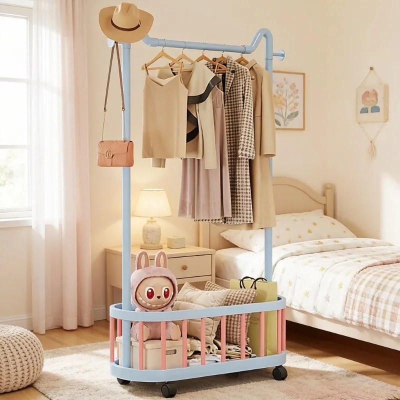 Dopamine Mobile Clothes Rack, Floor Storage Drying Hanger for Bedroom Dorm
Dopamine Mobile Clothes Rack, Floor Storage Drying Hanger for Bedroom Dorm