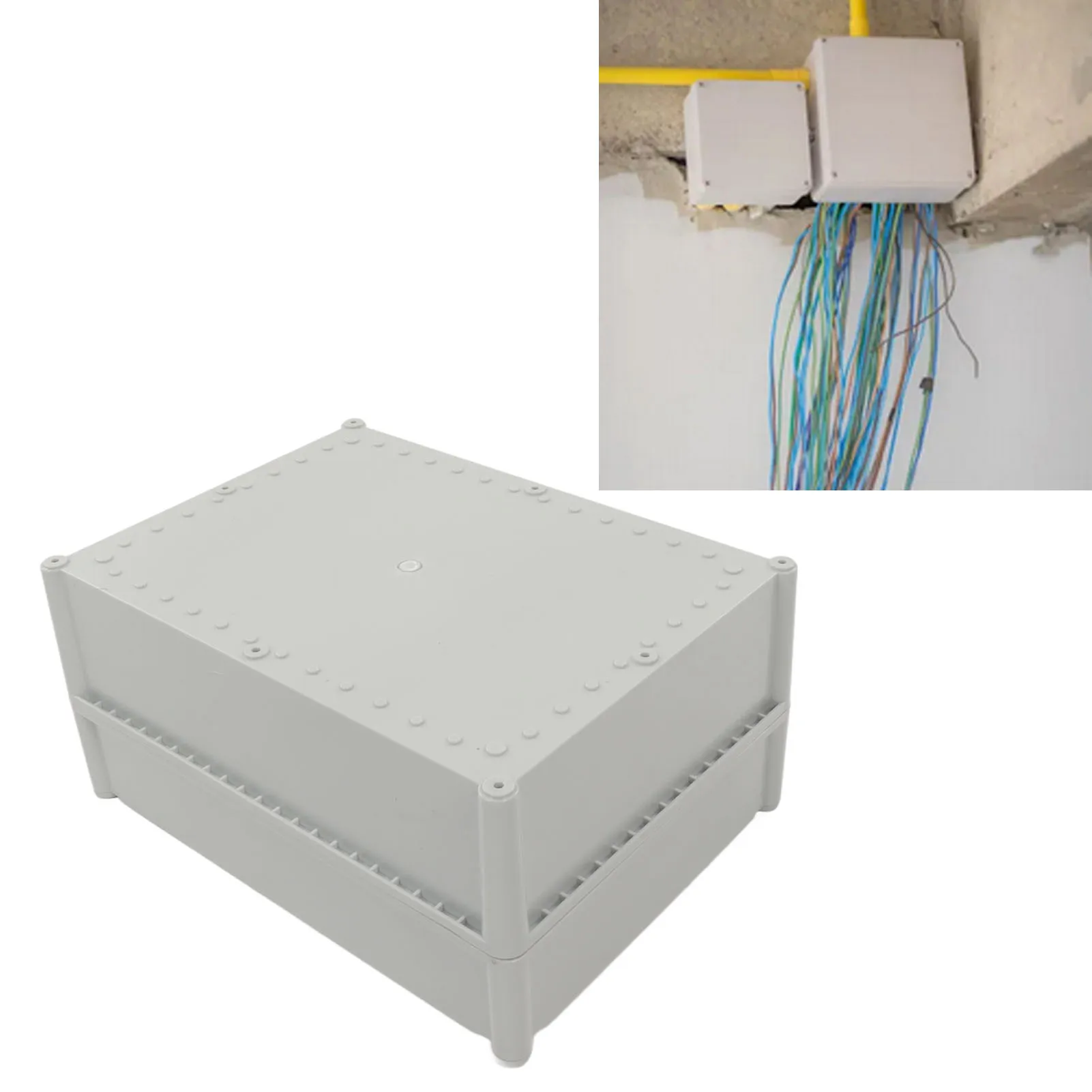Junction Box Electrical Case ABS IP67 Waterproof 380x280x180mm Power Enclosure for Outdoor Power Enclosure Power Junction Box
Junction Box Electrical Case ABS IP67 Waterproof 380x280x180mm Power Enclosure for Outdoor Power Enclosure Power Junction Box