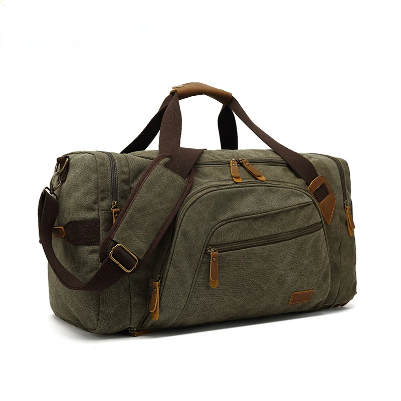 Casual canvas travel Crazy horse leather sports fitness bag dry and wet separation luggage bag multi-storage
Casual canvas travel Crazy horse leather sports fitness bag dry and wet separation luggage bag multi-storage