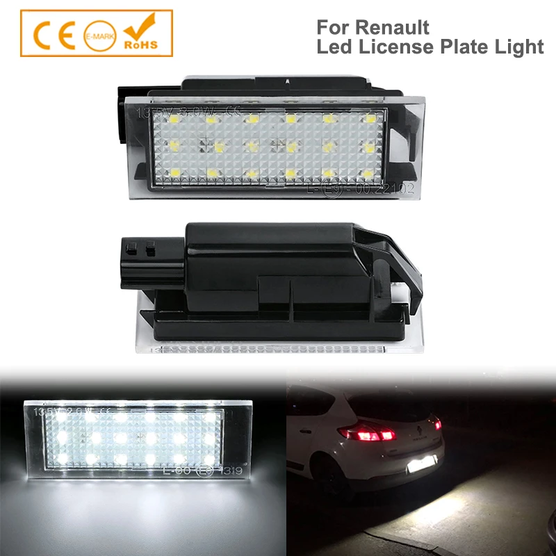 2pcs Car-Styling LED License Plate Lights For Renault Megane 2 Clio Laguna 2 Megane 3 Twingo Master Vel Satis Opel Movano Lamps
2pcs Car-Styling LED License Plate Lights For Renault Megane 2 Clio Laguna 2 Megane 3 Twingo Master Vel Satis Opel Movano Lamps