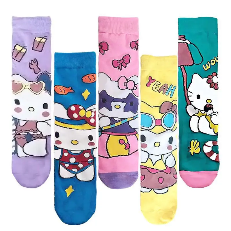 Hello Kitty Socks Anime Peripheral Super Cute Stockings Warm Comfortable Winter Autumn Quality Cartoon Pattern
Hello Kitty Socks Anime Peripheral Super Cute Stockings Warm Comfortable Winter Autumn Quality Cartoon Pattern