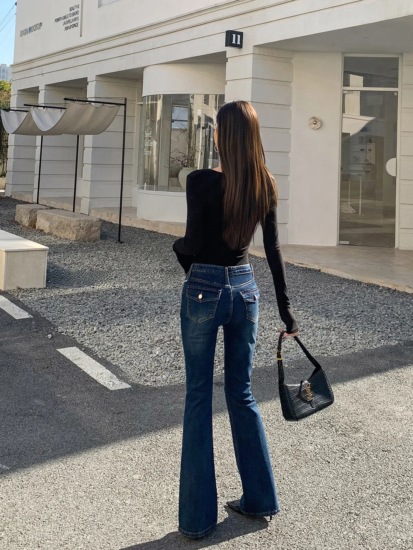 High Waist Flared Jeans Retro Sle Women's Slim Fit Casual Denim Long Pants Spring Summer Faion Sensation CaiLiJiang Brand
High Waist Flared Jeans Retro Sle Women's Slim Fit Casual Denim Long Pants Spring Summer Faion Sensation CaiLiJiang Brand