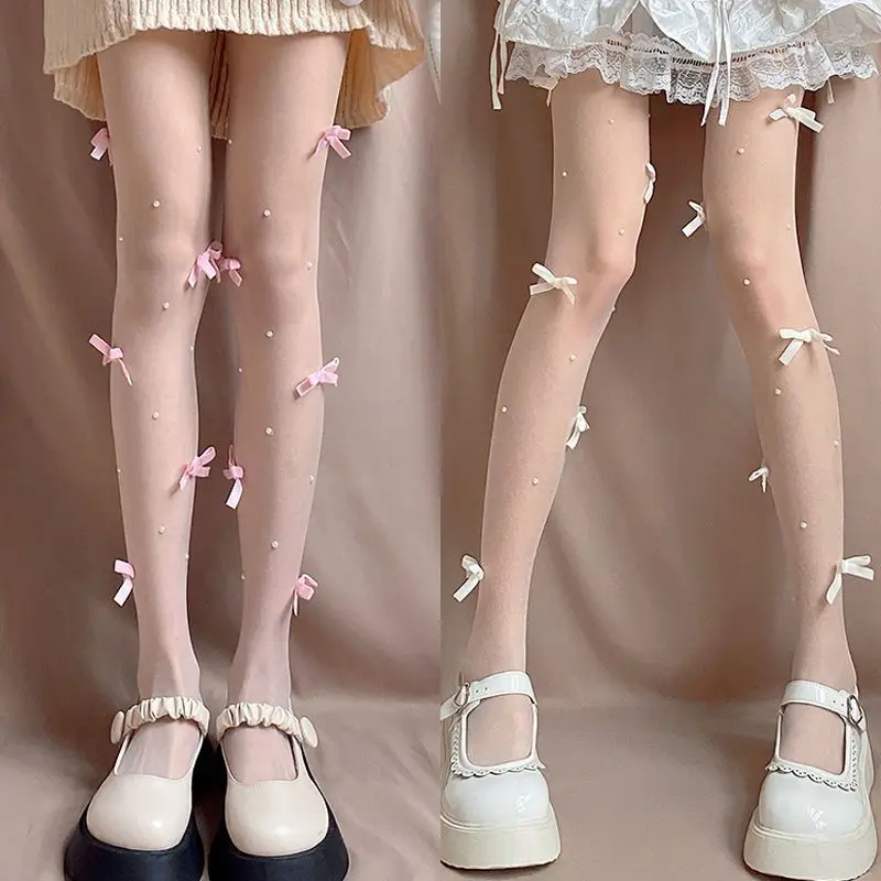 Колготки JK Lolita для девочек, розовые бархатные колготки с бантом и жемчугом, колготки, чулки для тела, колготки в японском стиле, милые нейлоновые чулки для девочек
Колготки JK Lolita для девочек, розовые бархатные колготки с бантом и жемчугом, колготки, чулки для тела, колготки в японском стиле, милые нейлоновые чулки для девочек