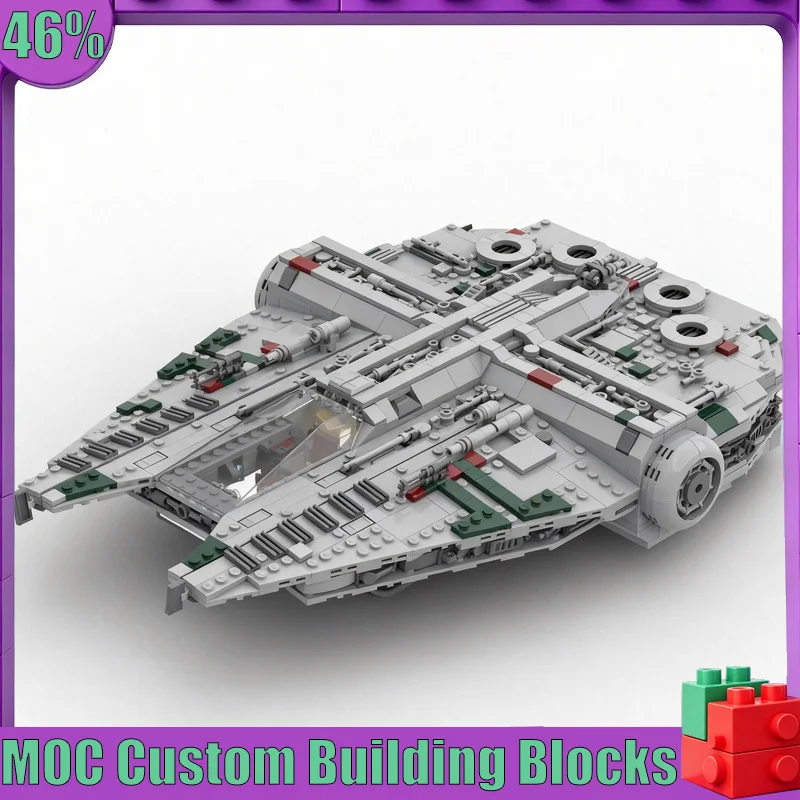 1803PCS MOC Sci Fi Cargo Starship Mandor Spacecraft Model Custom Puzzle Technical DIY Assembly Educational Toy Collection Gift
1803PCS MOC Sci Fi Cargo Starship Mandor Spacecraft Model Custom Puzzle Technical DIY Assembly Educational Toy Collection Gift