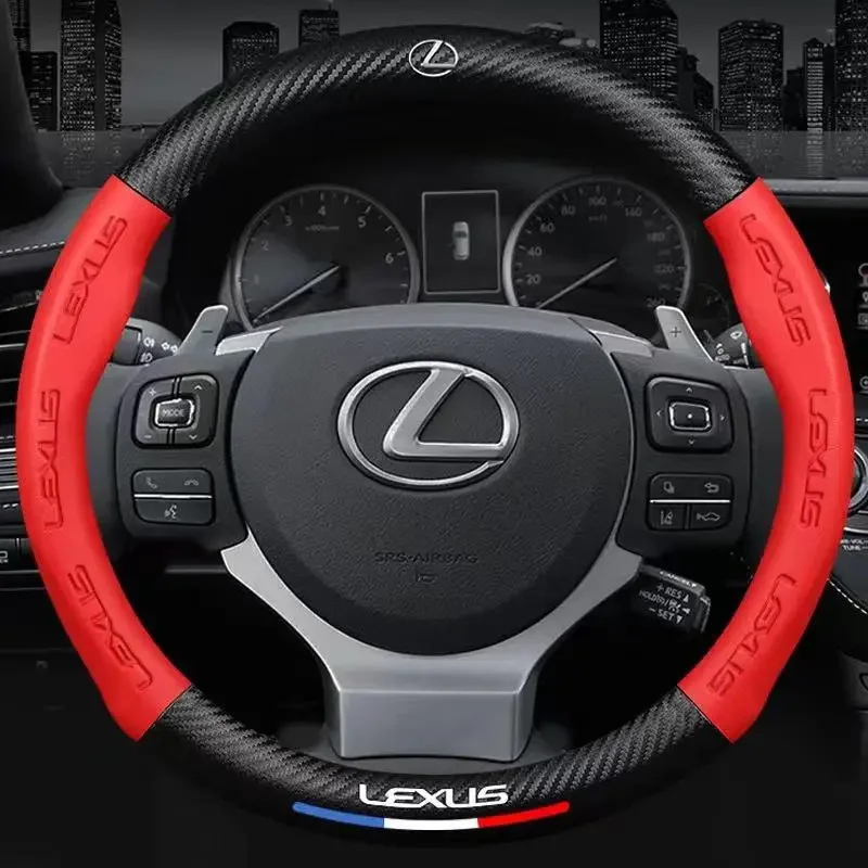Car Sticker Car Carbon Fiber Steering Wheel Cover For Lexus F Sport ES200 ES300 RX300 LS500h GS300 IS300 CT200h NX300 UX300 LX5
Car Sticker Car Carbon Fiber Steering Wheel Cover For Lexus F Sport ES200 ES300 RX300 LS500h GS300 IS300 CT200h NX300 UX300 LX5