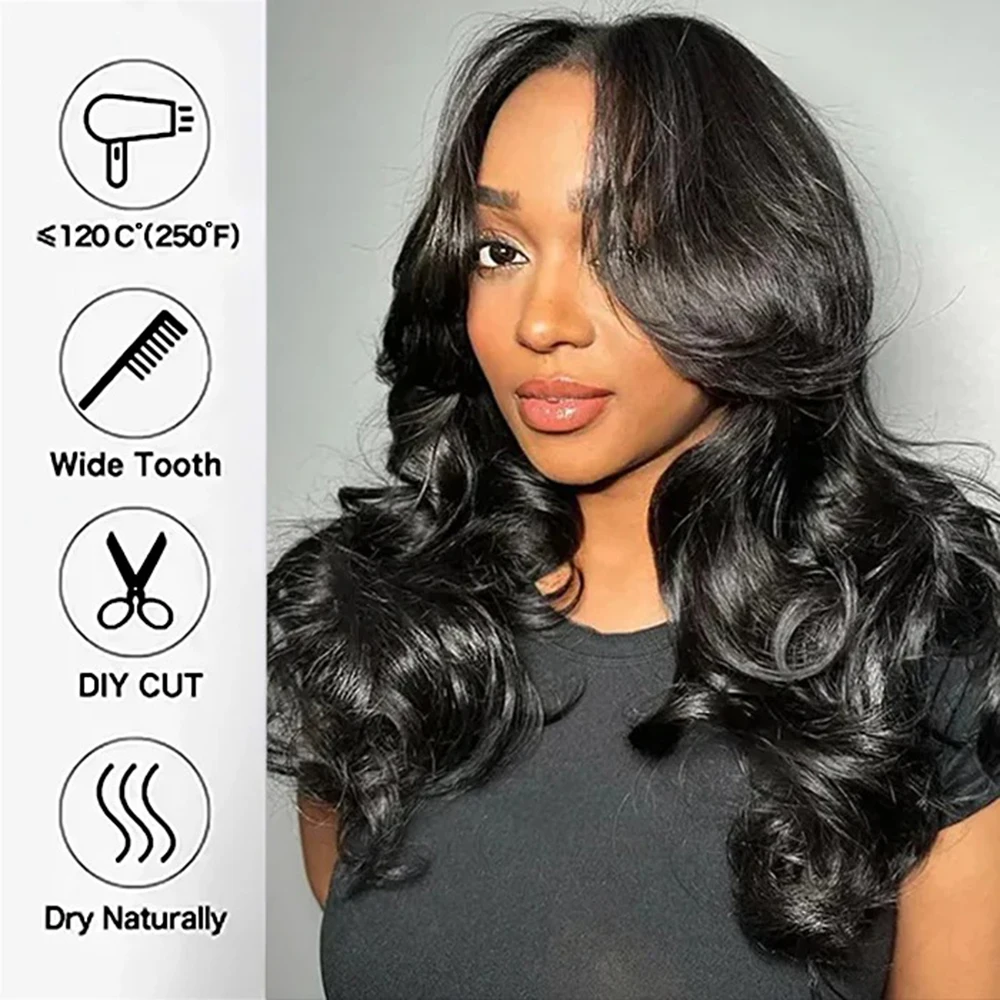 Body Wave Glueless Wig 7x5 Hd Transparent Lace Frontal Wig Glueless 6x4 Lace Wig Straight Human Hair Wigs 180% Density 32inch
Body Wave Glueless Wig 7x5 Hd Transparent Lace Frontal Wig Glueless 6x4 Lace Wig Straight Human Hair Wigs 180% Density 32inch