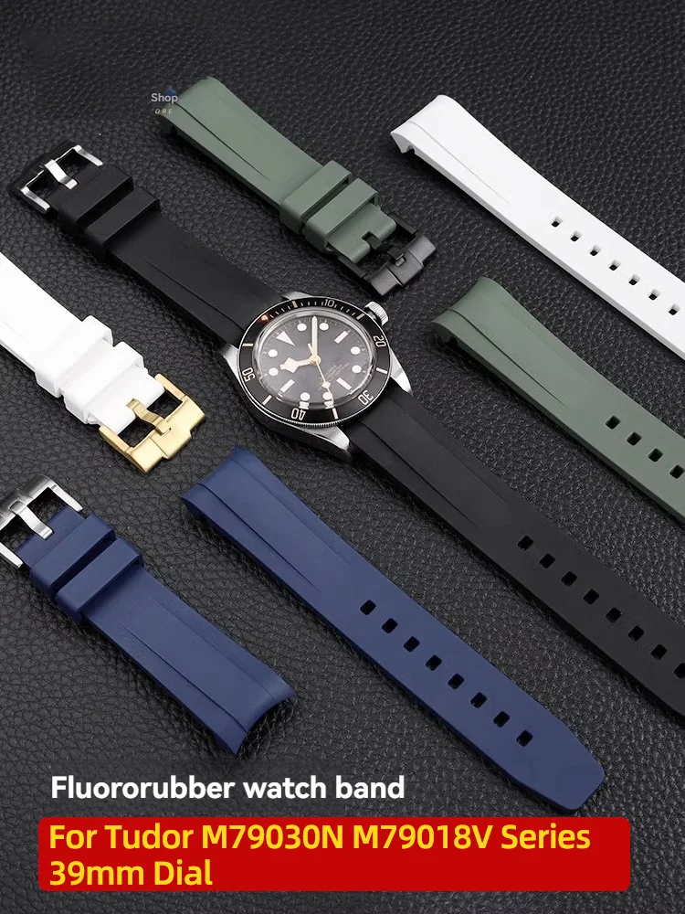 Natural New Soft Fluorous Rubber Watch Bands 20mm For Tudor M79030N M79018V Series Wristband 39mm Dial Men's Curved strap
Natural New Soft Fluorous Rubber Watch Bands 20mm For Tudor M79030N M79018V Series Wristband 39mm Dial Men's Curved strap