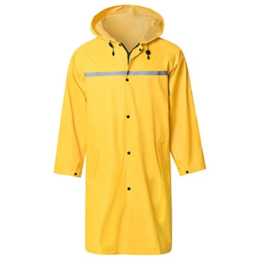 Mens Long Hooded Safety Rain Jacket Waterproof Emergency Raincoat Poncho
Mens Long Hooded Safety Rain Jacket Waterproof Emergency Raincoat Poncho