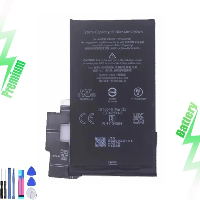 For 7 Pro Repalcement Battery GMF5Z 5000mAh Tool
For 7 Pro Repalcement Battery GMF5Z 5000mAh Tool
