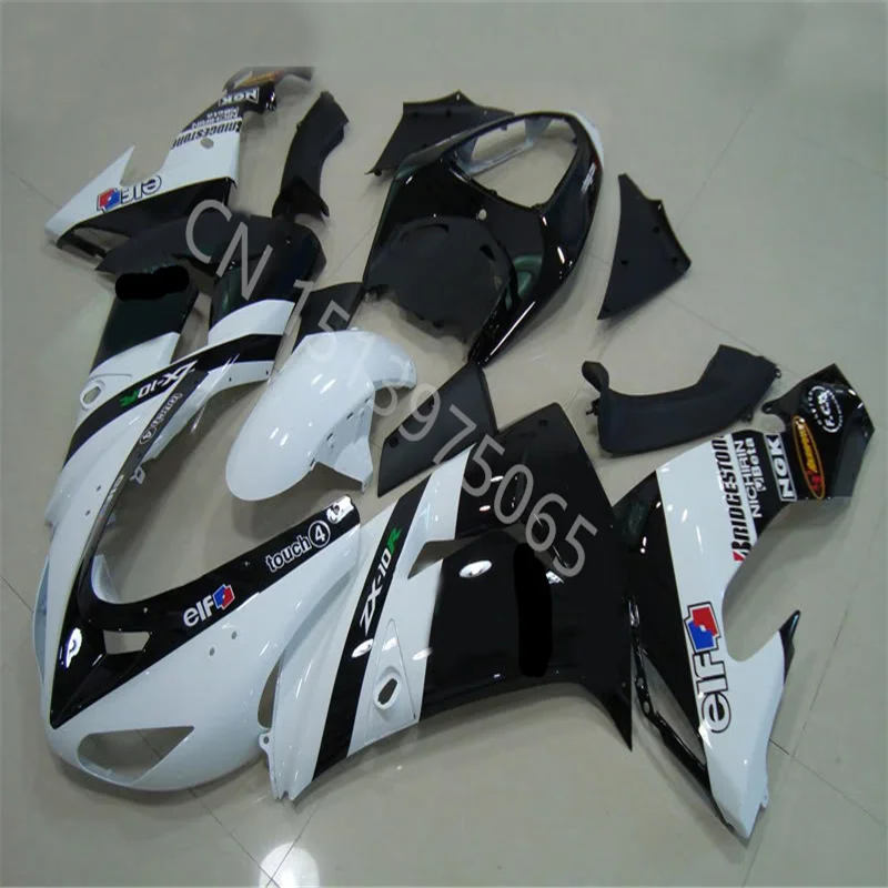 Low price Fairing Kit Fit for kawasaki Ninja ZX10R 2006 2007 06 07 10R ZX-10R white black Injection molding Fairings set
Low price Fairing Kit Fit for kawasaki Ninja ZX10R 2006 2007 06 07 10R ZX-10R white black Injection molding Fairings set