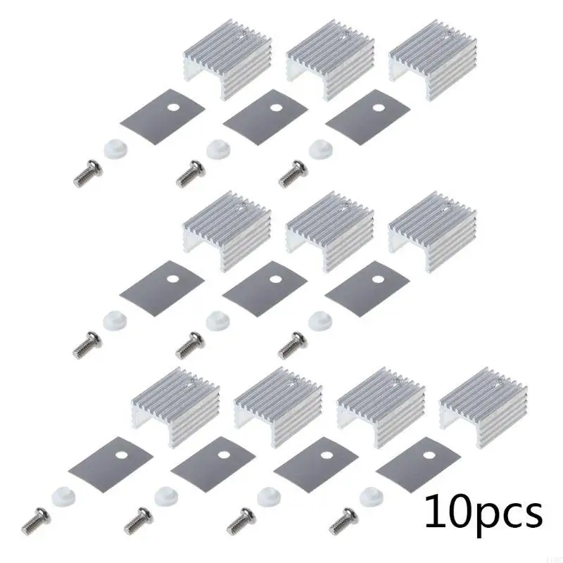 F68C 10pcs TO220 Охладный охлаждающий радиатор Алюминий до 220 радиаторов с 220 радиаторов радиатора 20x15x10 мм
F68C 10pcs TO220 Охладный охлаждающий радиатор Алюминий до 220 радиаторов с 220 радиаторов радиатора 20x15x10 мм
