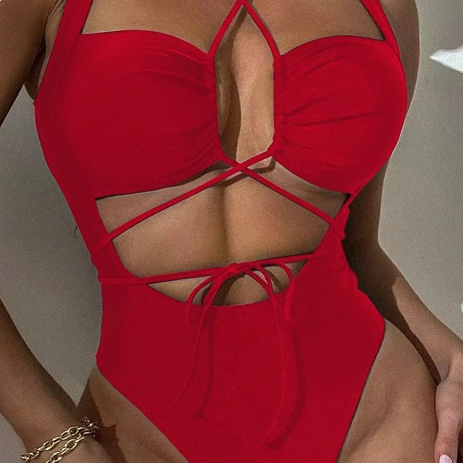 2026New Sexy One Piece Swimsuit Women Backless Tie Side Hollow Out Bodysuit Beach Bikini
2026New Sexy One Piece Swimsuit Women Backless Tie Side Hollow Out Bodysuit Beach Bikini