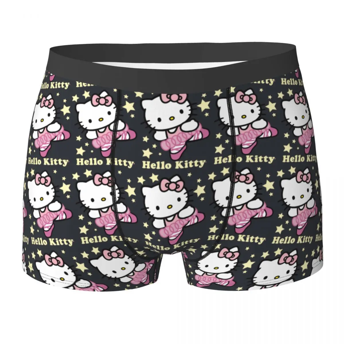 Hello Kitty балетные боксеры с 3D чехлом, нижнее белье, качественные таможенные трусы-боксеры, забавные мужские трусы, большой размер
Hello Kitty балетные боксеры с 3D чехлом, нижнее белье, качественные таможенные трусы-боксеры, забавные мужские трусы, большой размер
