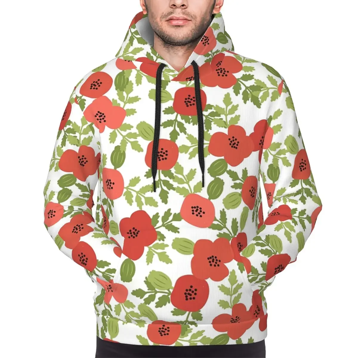 Flat Style Red Poppy Seamless Pattern Hoodies Hip Hop Pullover Autumn Winter Men's Women's Sweatshirt Long Sleeve Tops
Flat Style Red Poppy Seamless Pattern Hoodies Hip Hop Pullover Autumn Winter Men's Women's Sweatshirt Long Sleeve Tops