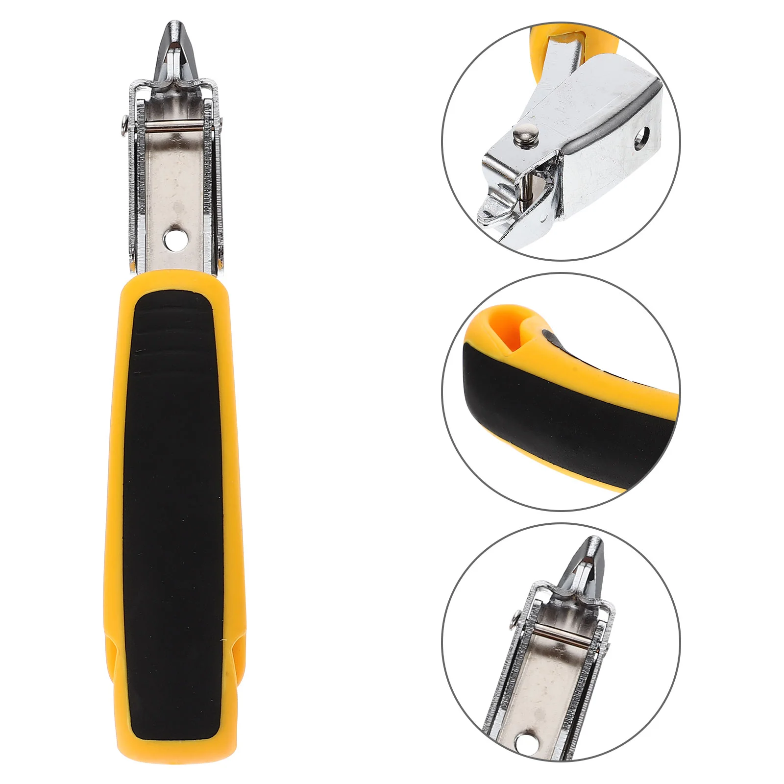 3 Pcs Handheld Staple Remover Nail Puller Plastic Stainless Steel Compact Ergonomic Handle Term Use Carpet Layers
3 Pcs Handheld Staple Remover Nail Puller Plastic Stainless Steel Compact Ergonomic Handle Term Use Carpet Layers