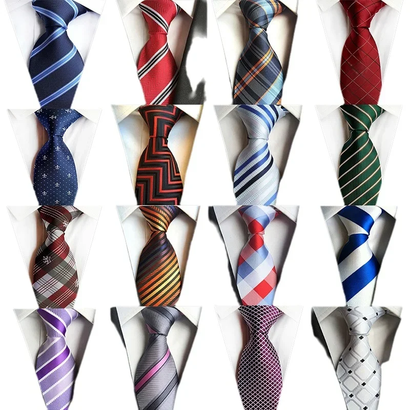 Mans Tie Stripe Neckties Classic Men's Solid Tie Polka Dots Wedding Business Tie Jacquard Woven Neck Ties Shirt Accessories Gift
Mans Tie Stripe Neckties Classic Men's Solid Tie Polka Dots Wedding Business Tie Jacquard Woven Neck Ties Shirt Accessories Gift