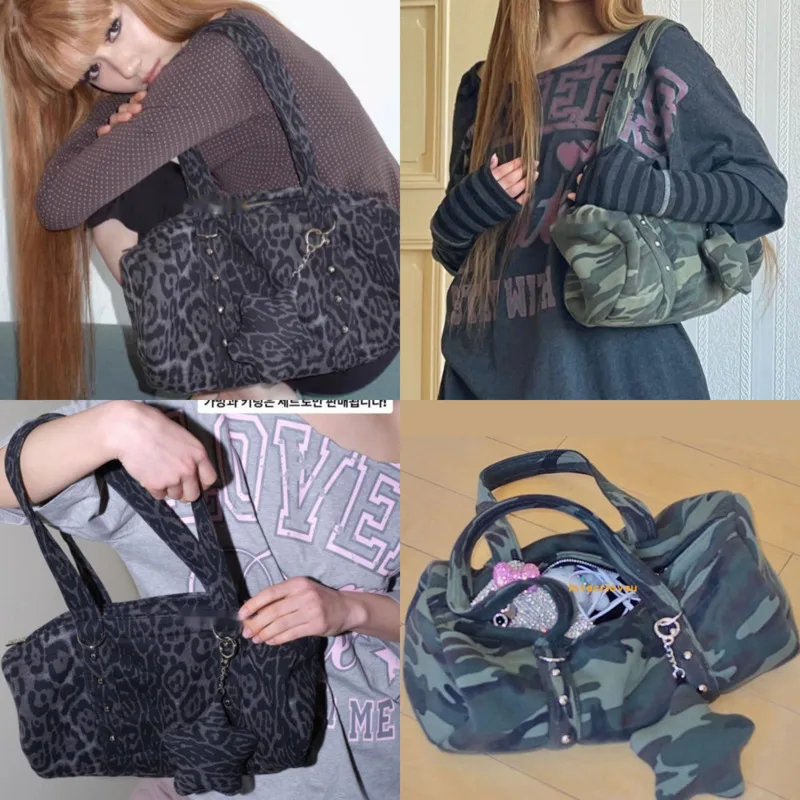 Women's Handbags CC Star Leopard Pattern Tote Bag Y2K Korea Expired Camouflage Single Shoulder Underarm Large Capacity Bag New
Women's Handbags CC Star Leopard Pattern Tote Bag Y2K Korea Expired Camouflage Single Shoulder Underarm Large Capacity Bag New