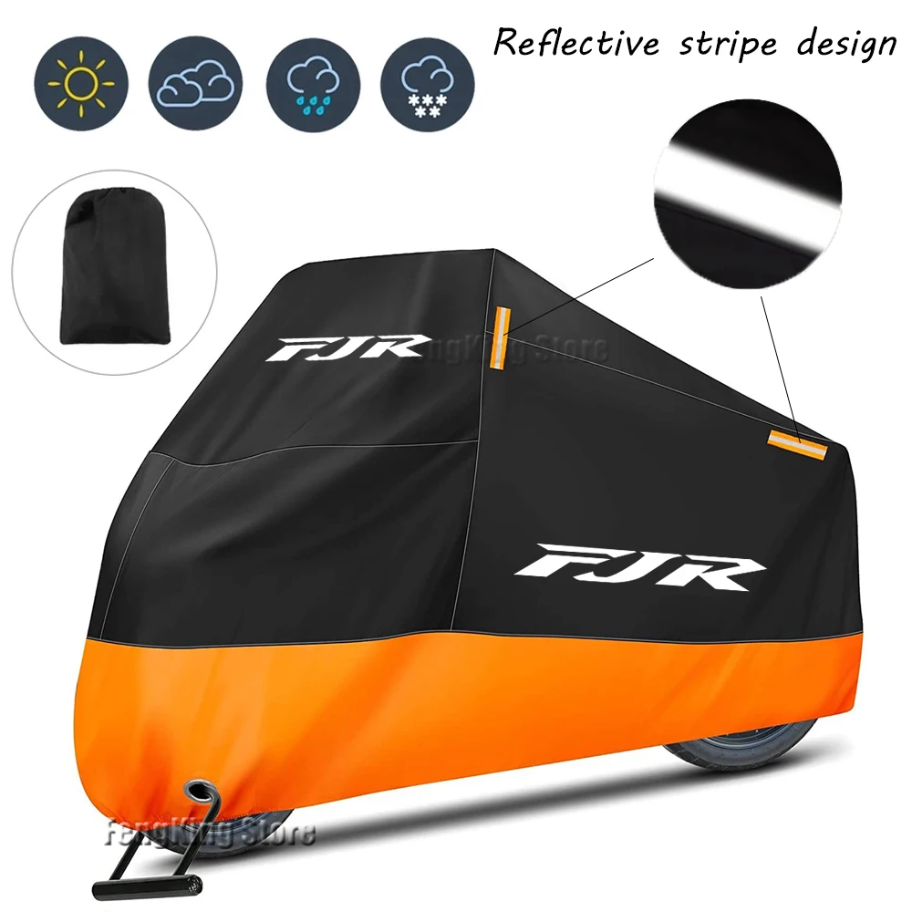 Motorcycle Cover Waterproof Outdoor Rain Dustproof UV Protector Covers For YAMAHA FJR 1300 FJR1300 FJR1200 2006-2021
Motorcycle Cover Waterproof Outdoor Rain Dustproof UV Protector Covers For YAMAHA FJR 1300 FJR1300 FJR1200 2006-2021