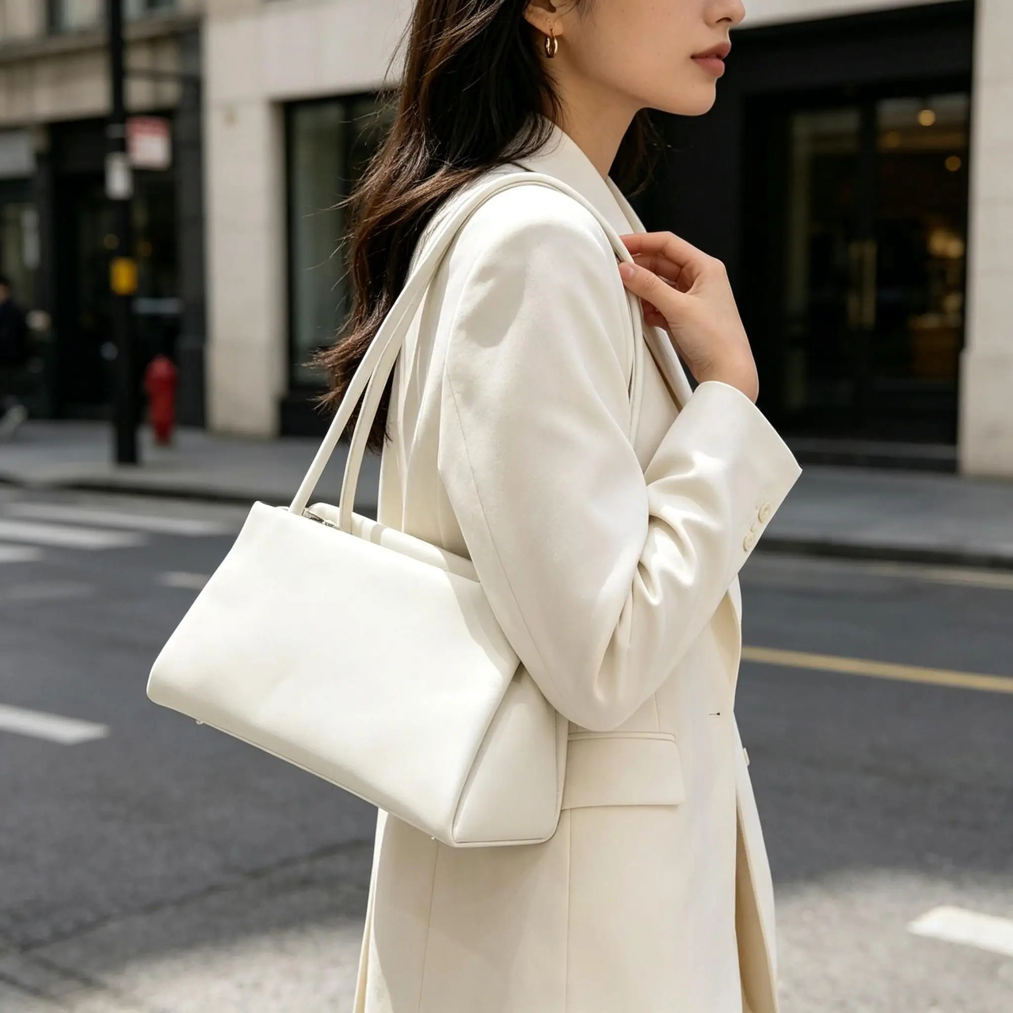 Niche design, minimalist, high-end textured luxury underarm bag, fashionable commuter shoulder and handbag
Niche design, minimalist, high-end textured luxury underarm bag, fashionable commuter shoulder and handbag