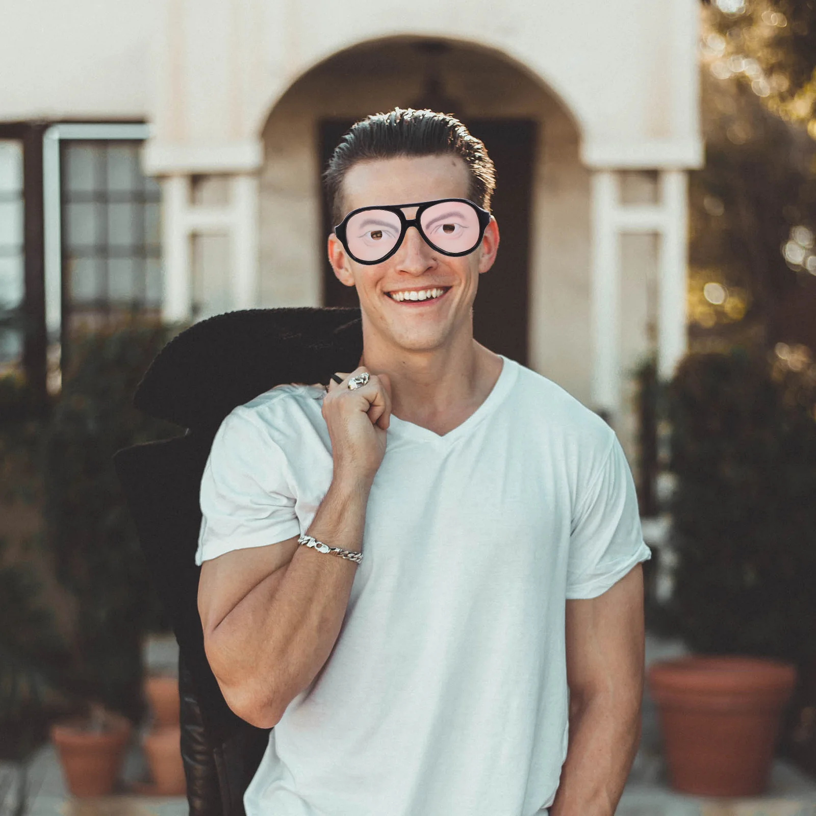 Очки одного размера, модные забавные очки, удобная посадка, портативная одежда, идеально подходит для розыгрышей, вечеринок на Хэллоуин, апрельских дураков
Очки одного размера, модные забавные очки, удобная посадка, портативная одежда, идеально подходит для розыгрышей, вечеринок на Хэллоуин, апрельских дураков