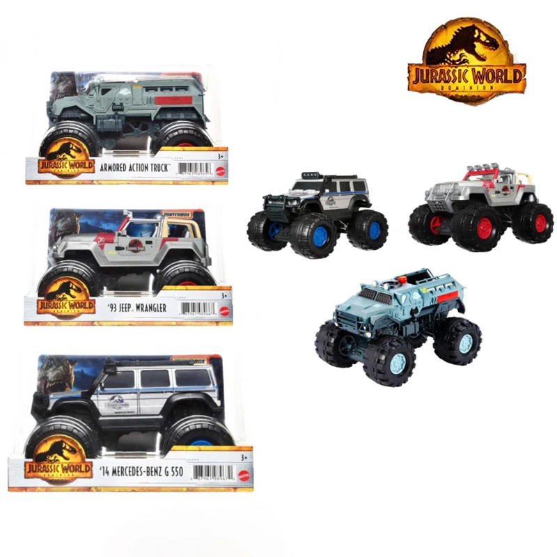 Jurassic World Dominion Matchbox Vehicles 1:24 Scale Truck Model Jeep Wrangler Armored Action Trucks Collectible Dinosaur Cars
Jurassic World Dominion Matchbox Vehicles 1:24 Scale Truck Model Jeep Wrangler Armored Action Trucks Collectible Dinosaur Cars