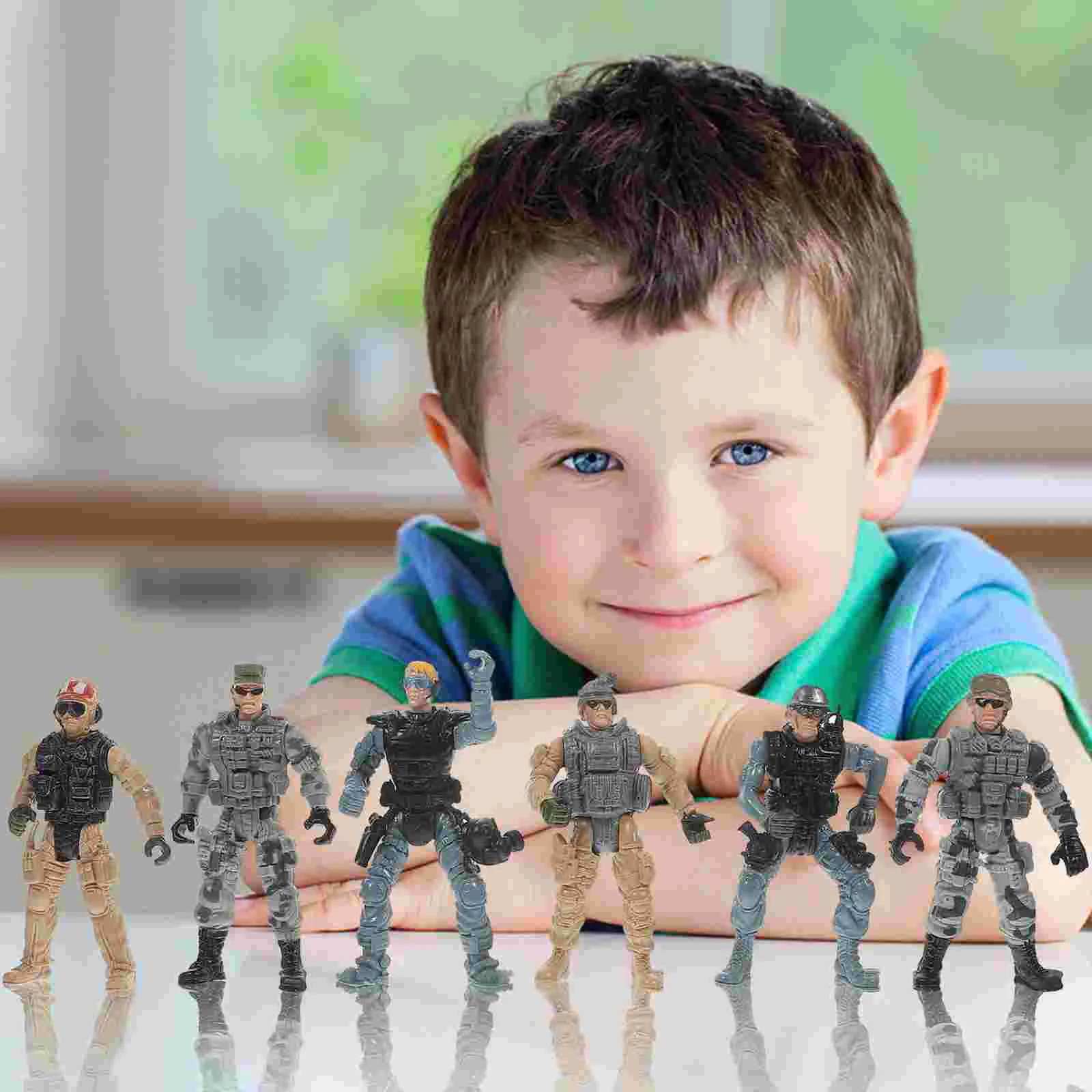 1 set of Miniature People Models Mini Soldier Figures Miniature Scenes Soldier Figurines small soldier model
1 set of Miniature People Models Mini Soldier Figures Miniature Scenes Soldier Figurines small soldier model