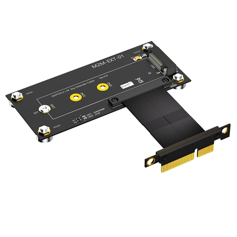 M.2 NVME ключ M к PCI Express X4 Удлинительный кабель Плата расширения поддерживает 2230 2242 2260 2280 M2 NVME SSD Замена
M.2 NVME ключ M к PCI Express X4 Удлинительный кабель Плата расширения поддерживает 2230 2242 2260 2280 M2 NVME SSD Замена