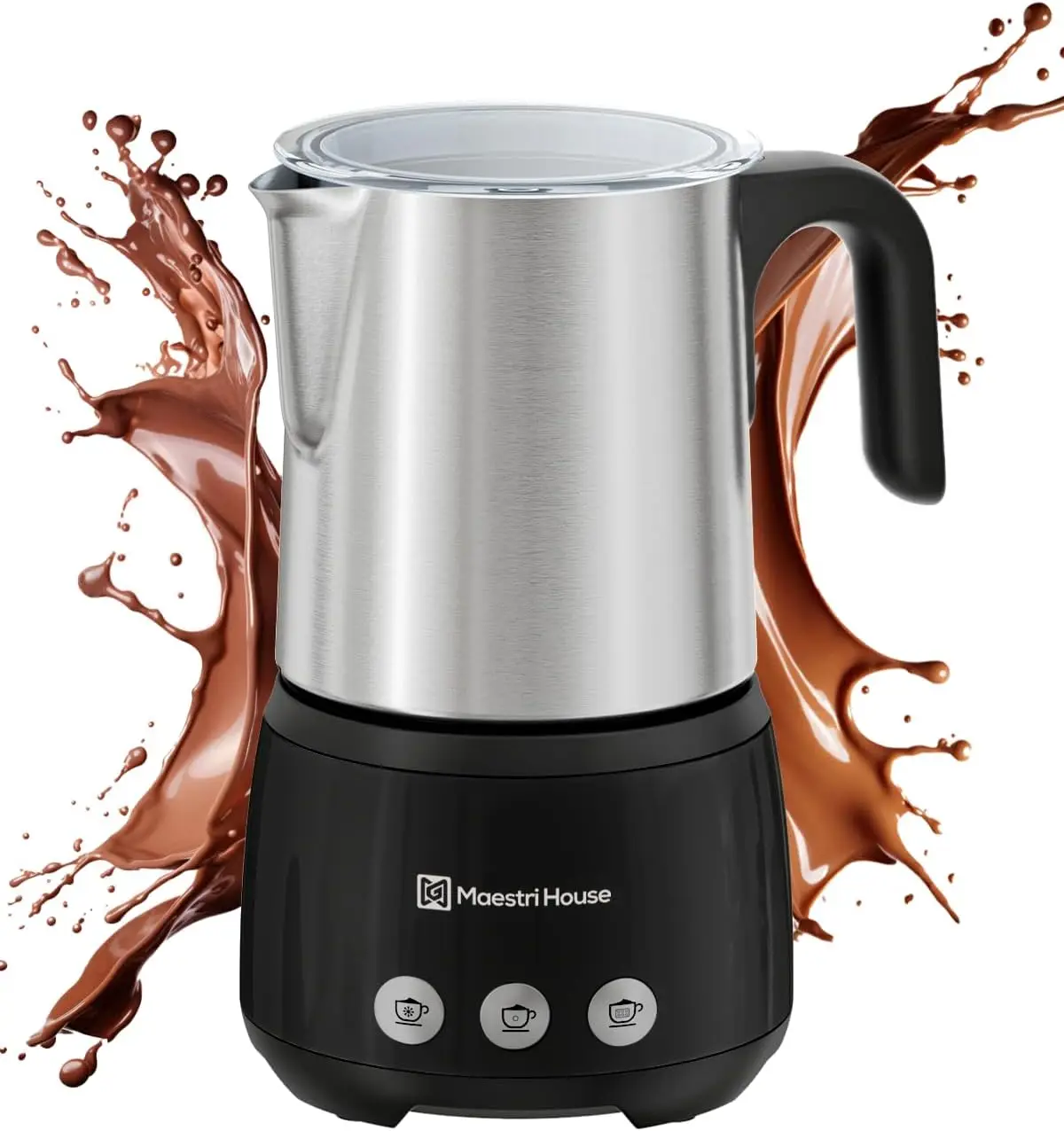 Electric Milk Frother, 4-in-1 Hot & Cold Foam Maker, 16.9oz 600W Smart Touch for Latte, Cappuccino, Hot Chocolate
Electric Milk Frother, 4-in-1 Hot & Cold Foam Maker, 16.9oz 600W Smart Touch for Latte, Cappuccino, Hot Chocolate