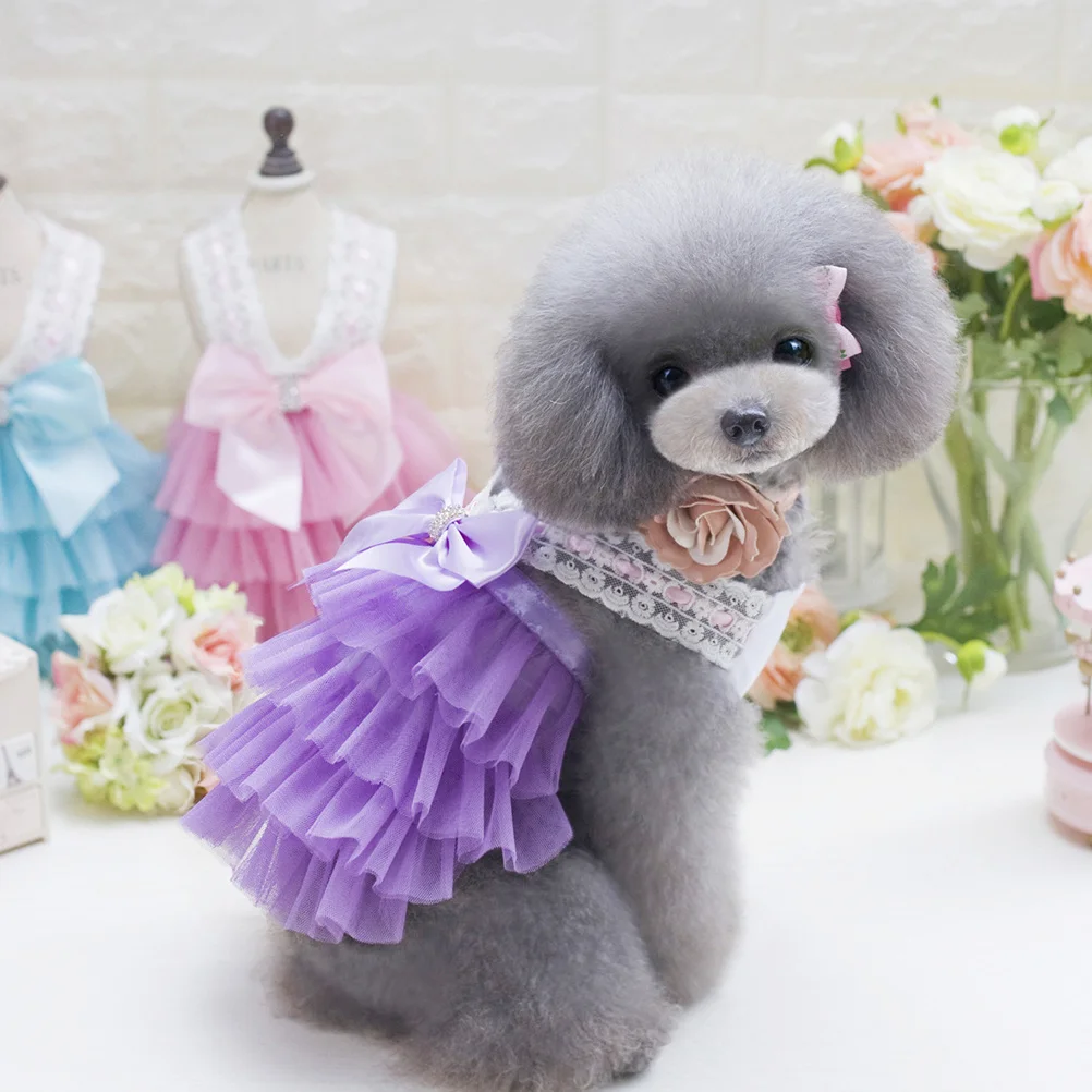 Skirt Puppy Japanese and Korean Dog Purple Dress Cute Clothes Dogs Outfits for Tutu
Skirt Puppy Japanese and Korean Dog Purple Dress Cute Clothes Dogs Outfits for Tutu