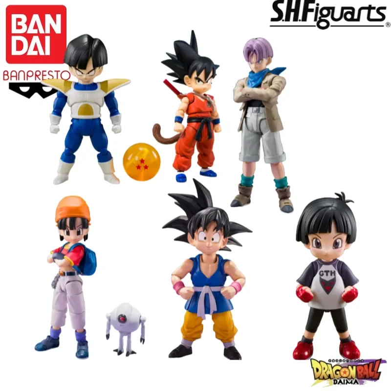 Оригинальные фигурки Bandai S.H.Figuarts Dragon Ball Z: Пан Т. Гилл, Сон Гоку, Сон Гохан, Супергерой Сон Гоку, Сон Гохан в боевом костюме, Транк GT
Оригинальные фигурки Bandai S.H.Figuarts Dragon Ball Z: Пан Т. Гилл, Сон Гоку, Сон Гохан, Супергерой Сон Гоку, Сон Гохан в боевом костюме, Транк GT