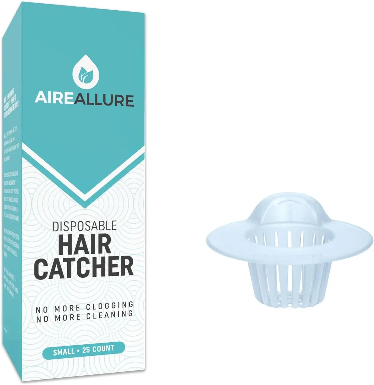 25 Pack Disposable Hair Catcher for Bathroom Sink or Bathtub, White
25 Pack Disposable Hair Catcher for Bathroom Sink or Bathtub, White