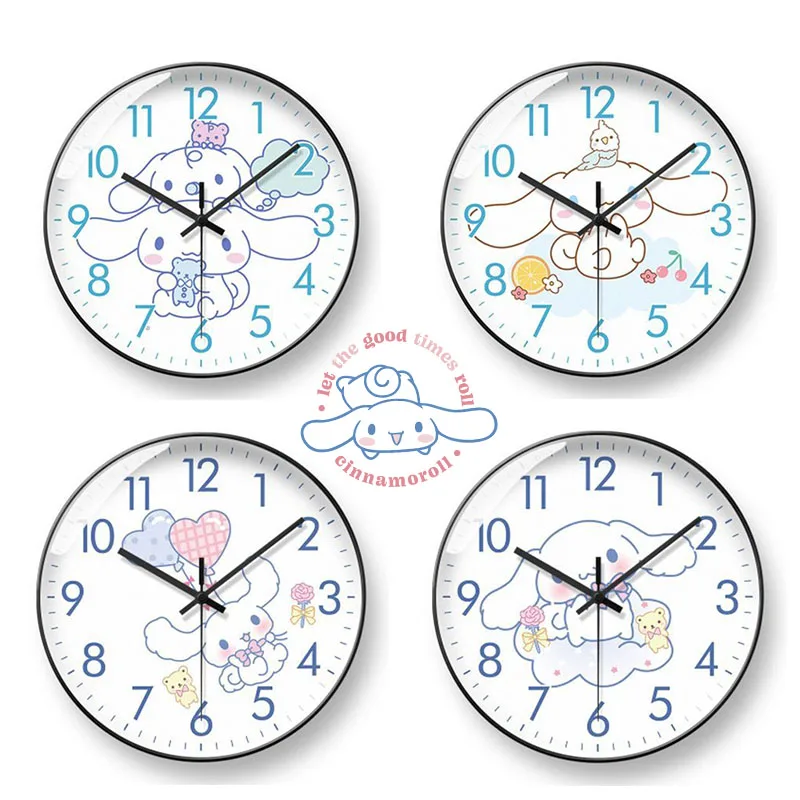 Anime Sanrios Cinnamoroll Wall Clock Cute Hello Kittys Quartz Clock Children Bedroom Living Room Silent Clock Home Decoration 
Anime Sanrios Cinnamoroll Wall Clock Cute Hello Kittys Quartz Clock Children Bedroom Living Room Silent Clock Home Decoration