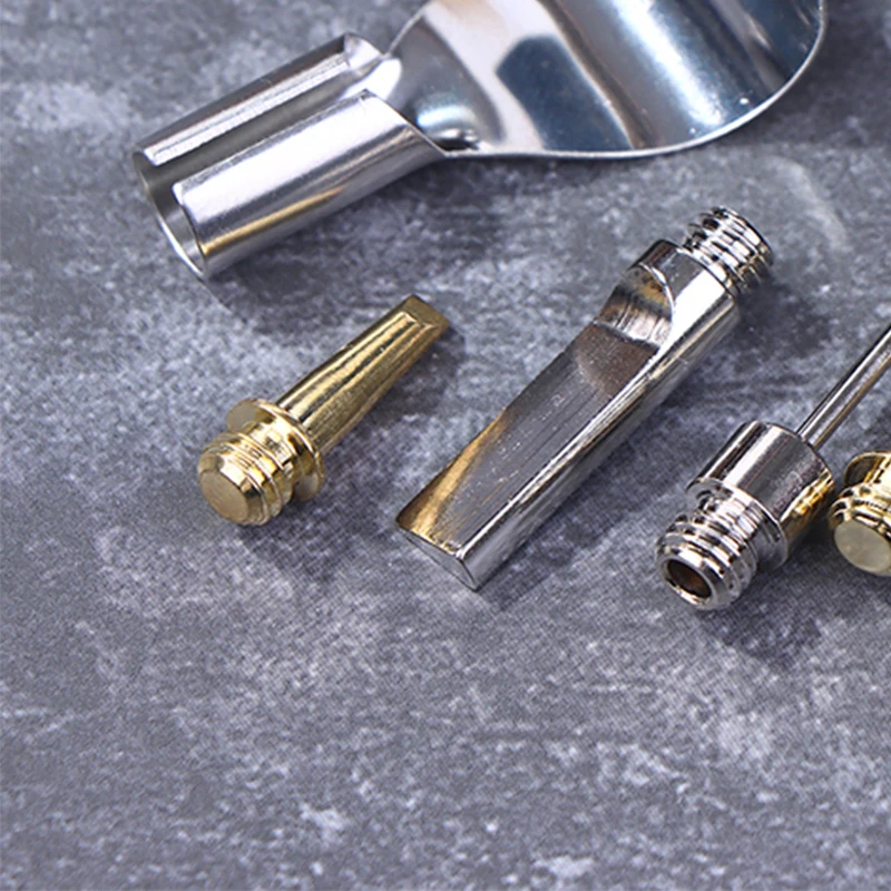 5/6Pcs Replacement Copper Nozzle Tip Kit–For HS-1115K / MT-100 Butane Soldering Iron–Aerator Flame Gas Soldering Tool Accessory
5/6Pcs Replacement Copper Nozzle Tip Kit–For HS-1115K / MT-100 Butane Soldering Iron–Aerator Flame Gas Soldering Tool Accessory