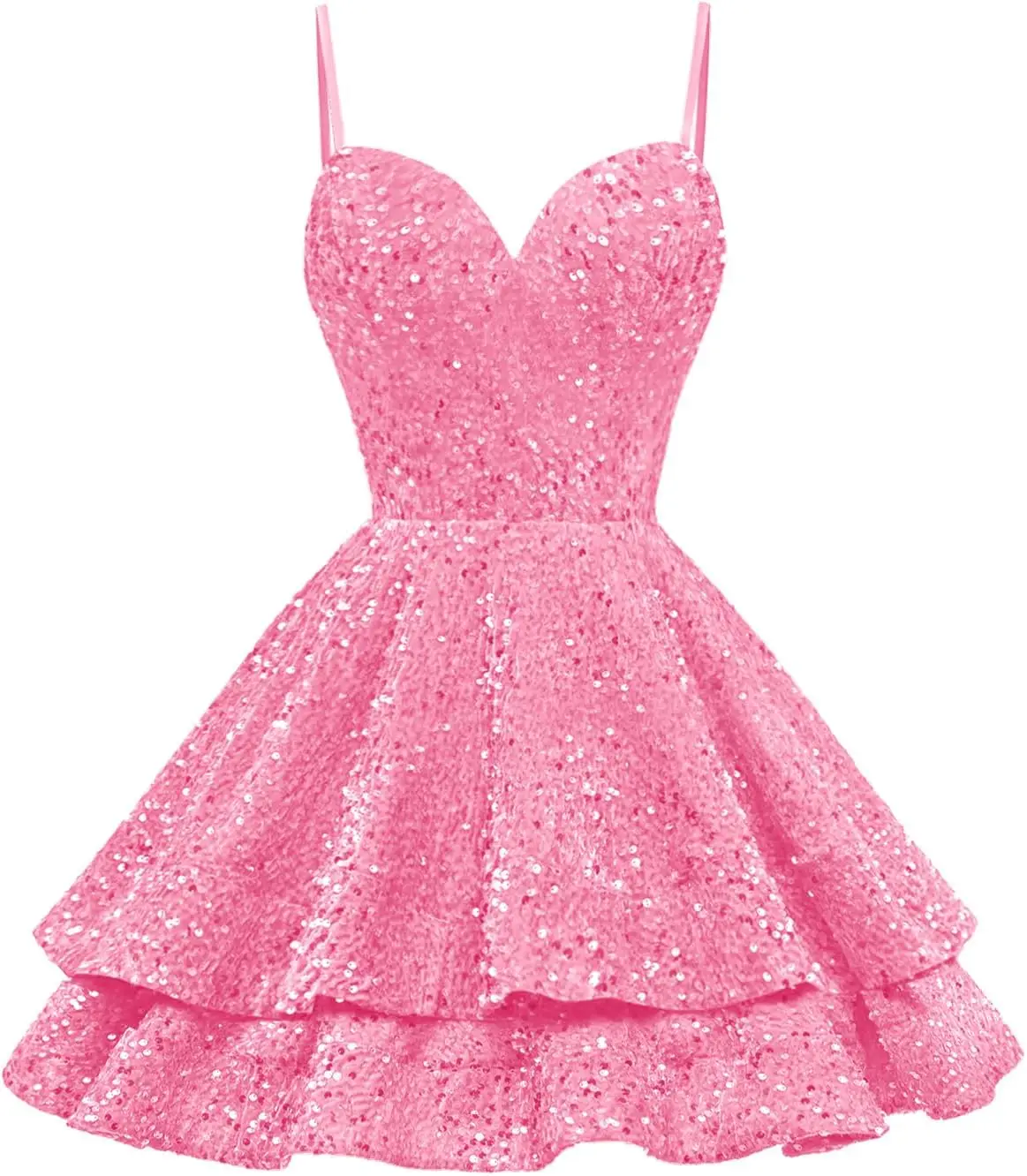 Tiered Sequin Homecoming Dresses Short for Teens 2025 Spaghetti Straps A-Line Prom Dress mini dress party dresses
Tiered Sequin Homecoming Dresses Short for Teens 2025 Spaghetti Straps A-Line Prom Dress mini dress party dresses