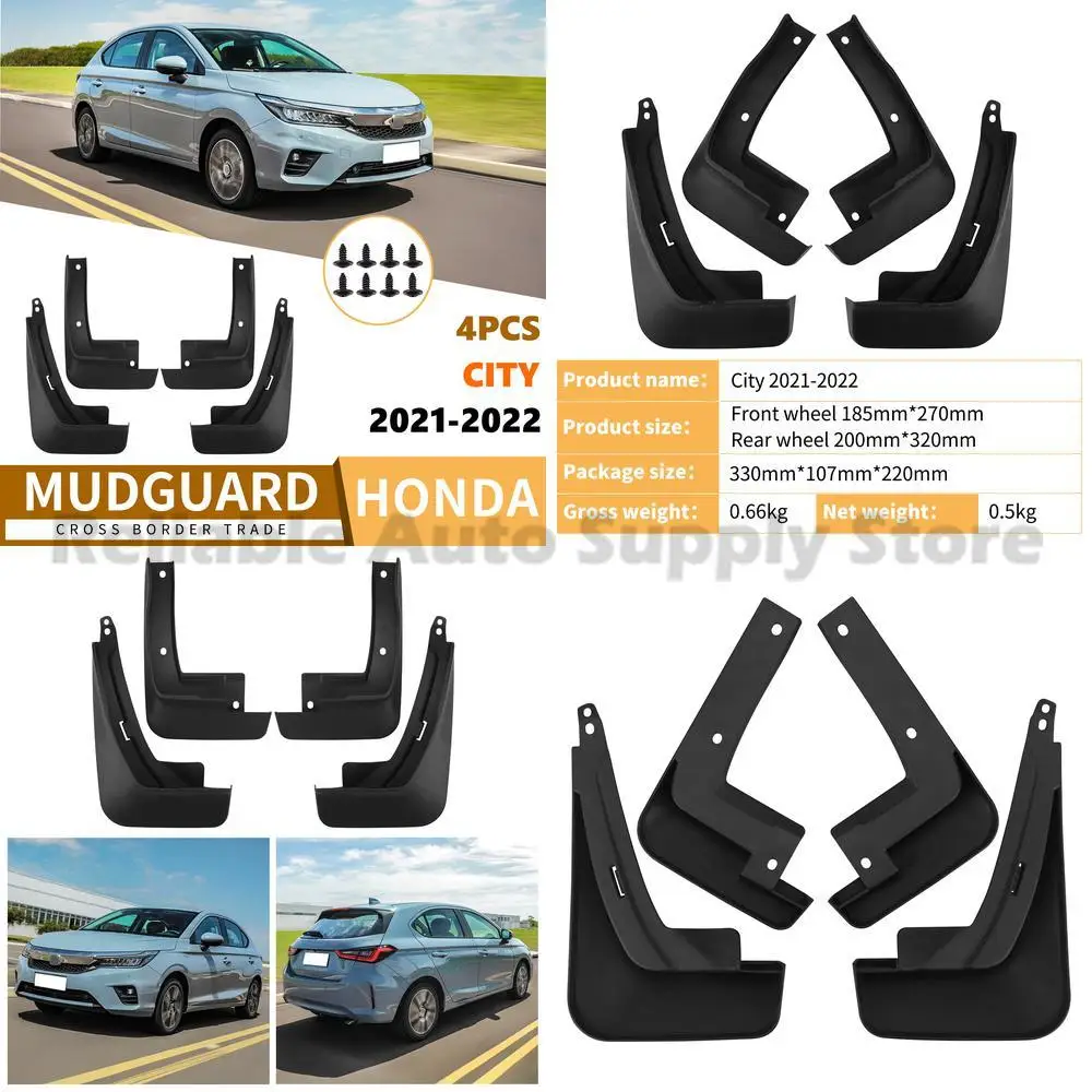 For Honda City Hatchback 2021-2022 Fit Mud Guards Fender Flares Front Rear Car Accessories High Quality Durable Protection
For Honda City Hatchback 2021-2022 Fit Mud Guards Fender Flares Front Rear Car Accessories High Quality Durable Protection
