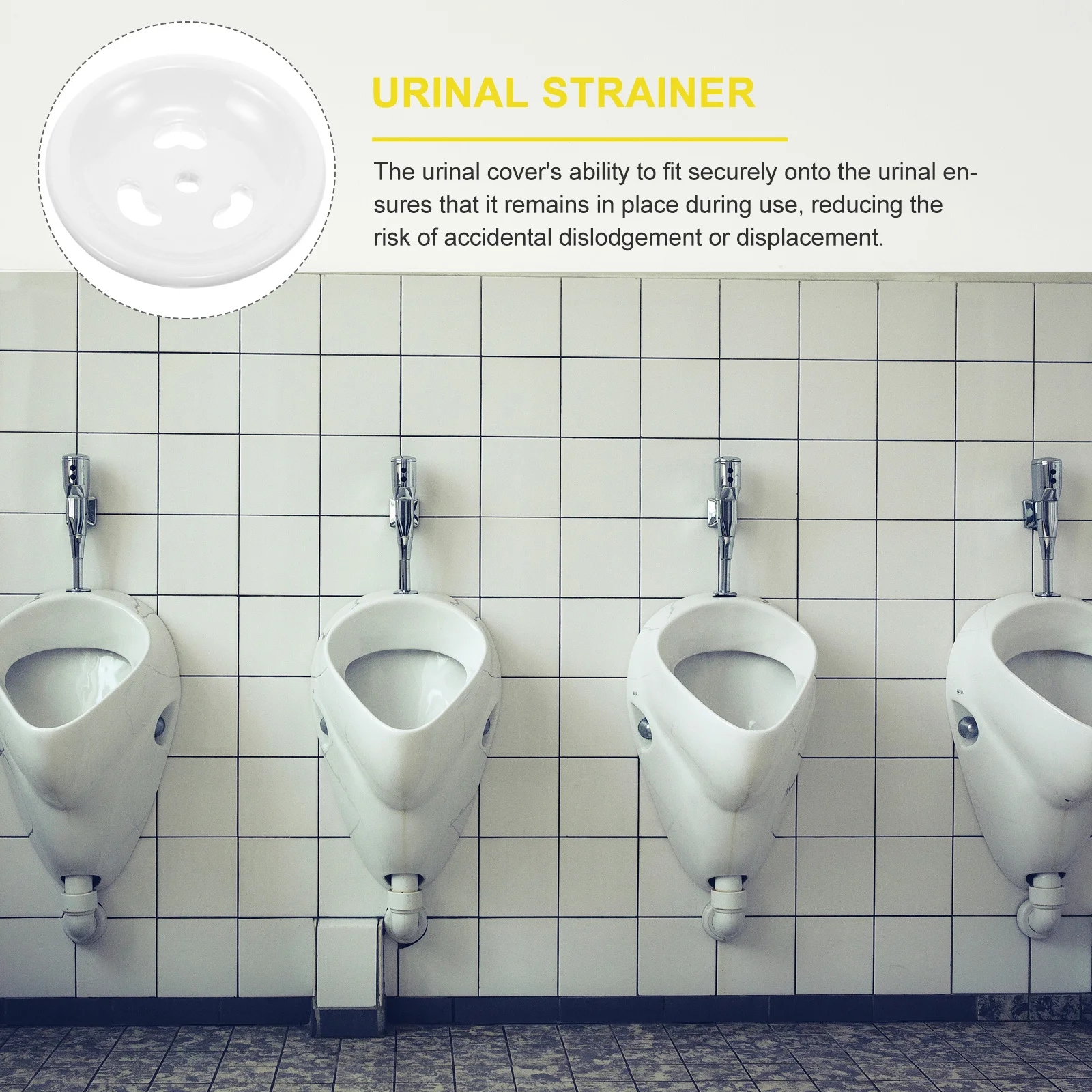 Urinal Strainer Stopper Ceramic Anti-Odor Filter Cover for Bathroom Home Office Dorm Airport Use Universal Urinal Accessory
Urinal Strainer Stopper Ceramic Anti-Odor Filter Cover for Bathroom Home Office Dorm Airport Use Universal Urinal Accessory