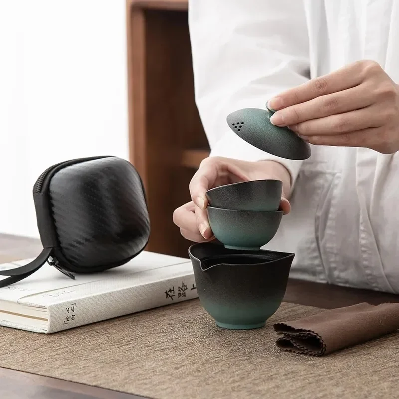 Ceramic Porcelain Kung Fu Teaset Teaware Outdoor Travel Tea Set Gaiwan Anti-scalding 1 Pot 2 Cups Teapot Infuser Tea Ceremony
Ceramic Porcelain Kung Fu Teaset Teaware Outdoor Travel Tea Set Gaiwan Anti-scalding 1 Pot 2 Cups Teapot Infuser Tea Ceremony